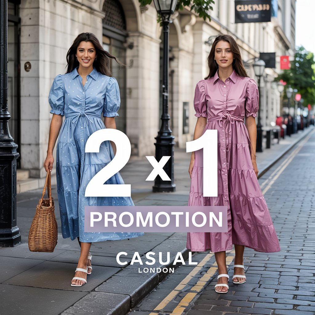 2 X 1 SPRING - SUMMER DRESS PROMOTION