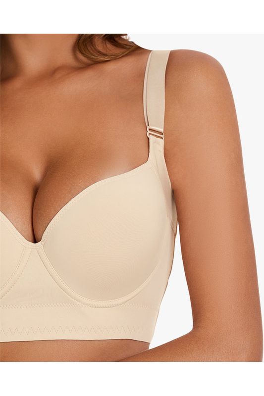 Bra with girdle