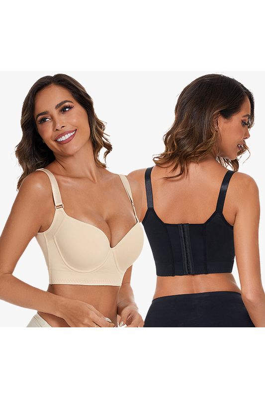 Bra with girdle
