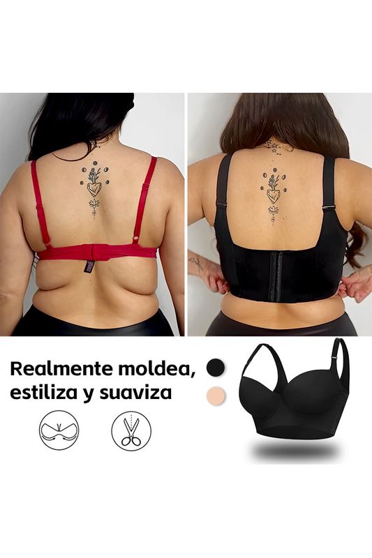 Bra with girdle