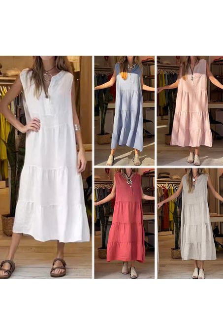 Plain Spring Dress